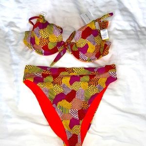 NWT Dippin Daisys' high waist bikini